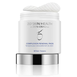 ZO Skin Health complexion renewal pads packaging on a white background