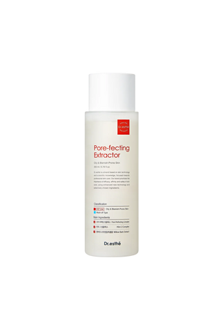Dr. Asthe Pore-fecting Extractor bottle on a white background