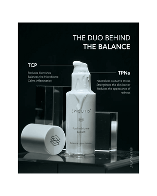 Epicutis hydrobiome serum with product details and benefits