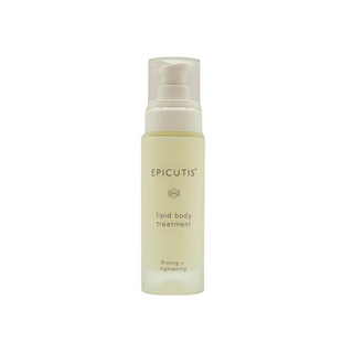 Epicutis lipid body treatment bottle on a white background