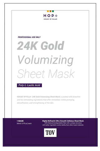 HOP+ 24k Gold Volumizing Sheet Mask