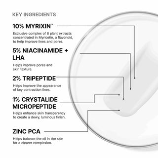 SkinCeuticals Ptiox Cream Product packaging with key ingredients labeled on a white background