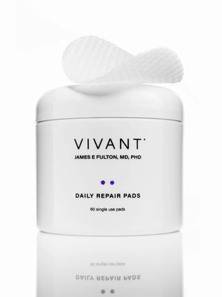 Vivant daily repair pads packaging on a white background