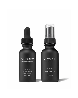 Duo Bottles of Vivant True Tone 2.0 and 8% Mandelic Acid Serum